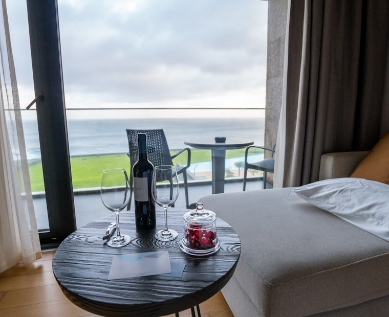 Cena romántica con vistas al mar